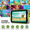 PRITOM TAB8 Plus Kids GMS YouTube Kids Google Kids Space Time 8GB RAM 4GB 64GB IPS Android WiFi Bluetooth Learning Green Tablet, 8-inch, Certified, &