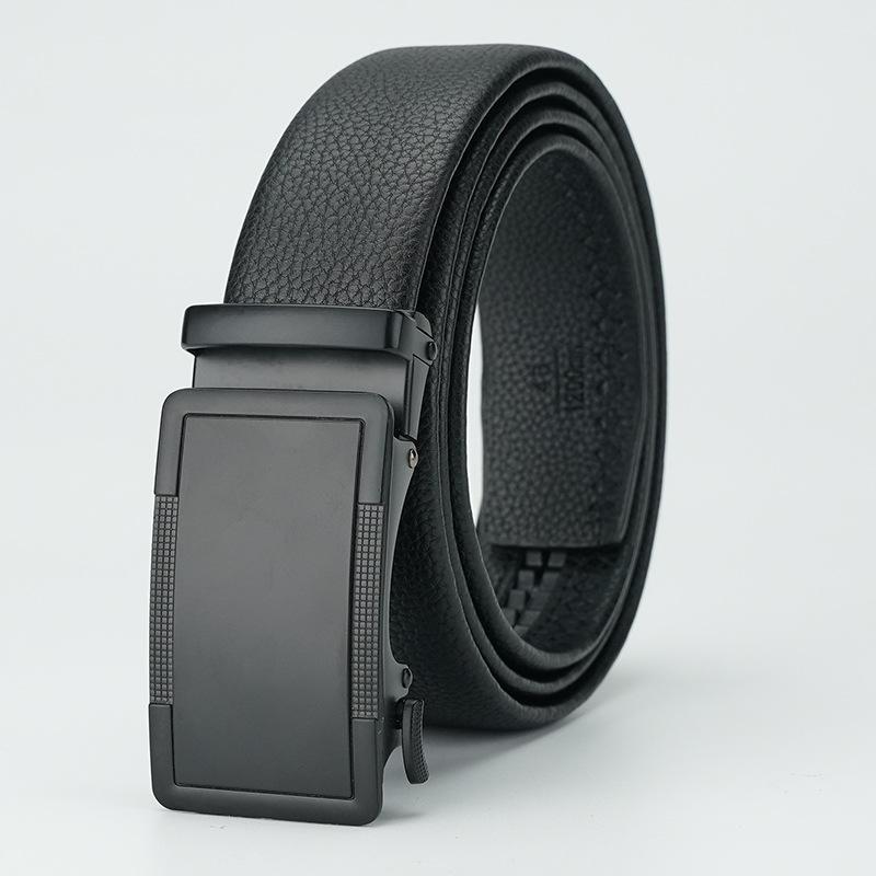 Men's Belt Automatic Buckle Belt Belt Young and Middle-aged Men's Belt