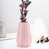 Nordic Style Plastic Pot Basket Geometric Vase Dried Flower Holder Desktop Decor