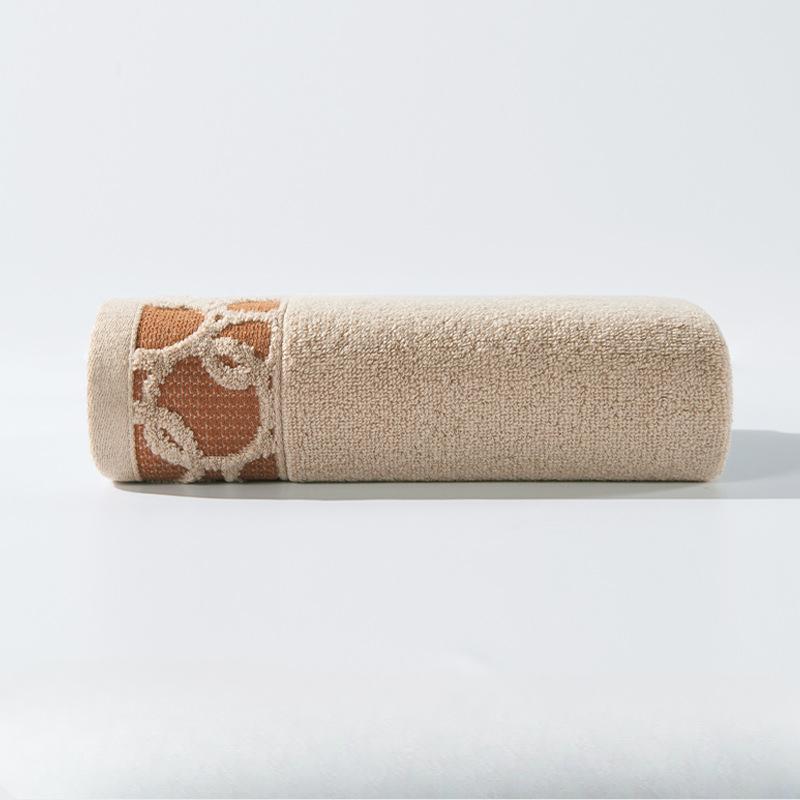 

Pure Cotton Jacquard Wide-broken Towel Absorbs Water and Does Nice Not Easily Shed Hair Adult Men and Womens Face Wipe Towel for Home 34*74CM