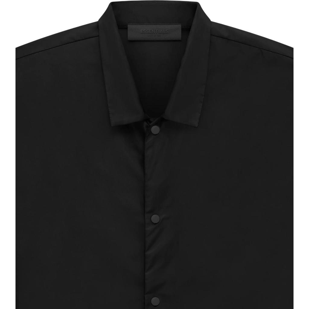 Fear of God Essentials Coaches Jacket Black Men Outerwear 202SP232010F
