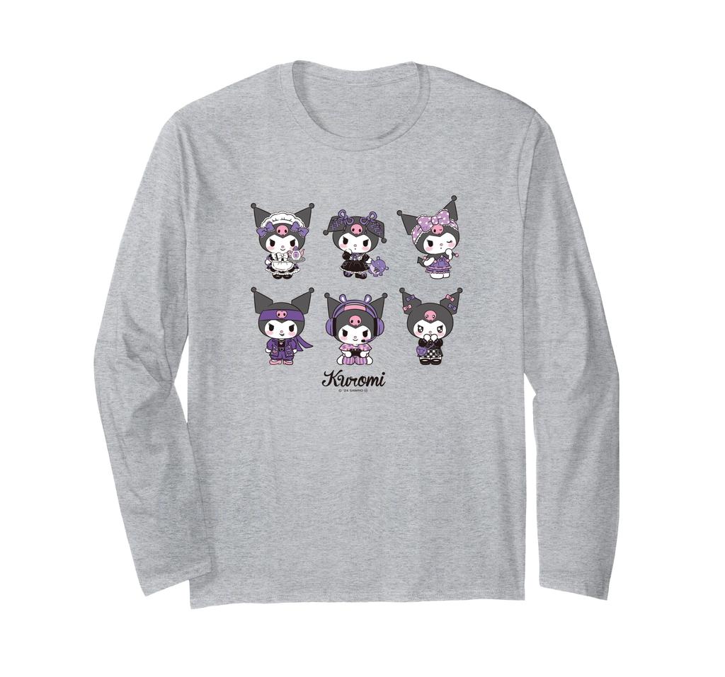 Kuromi Kuromi Kollektion Langarm-T-Shirt