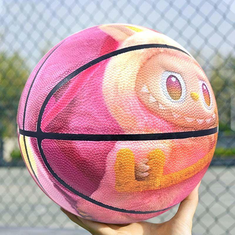 Patterned Basketball, Durable and Elastic Children's Basketball for Home Sports