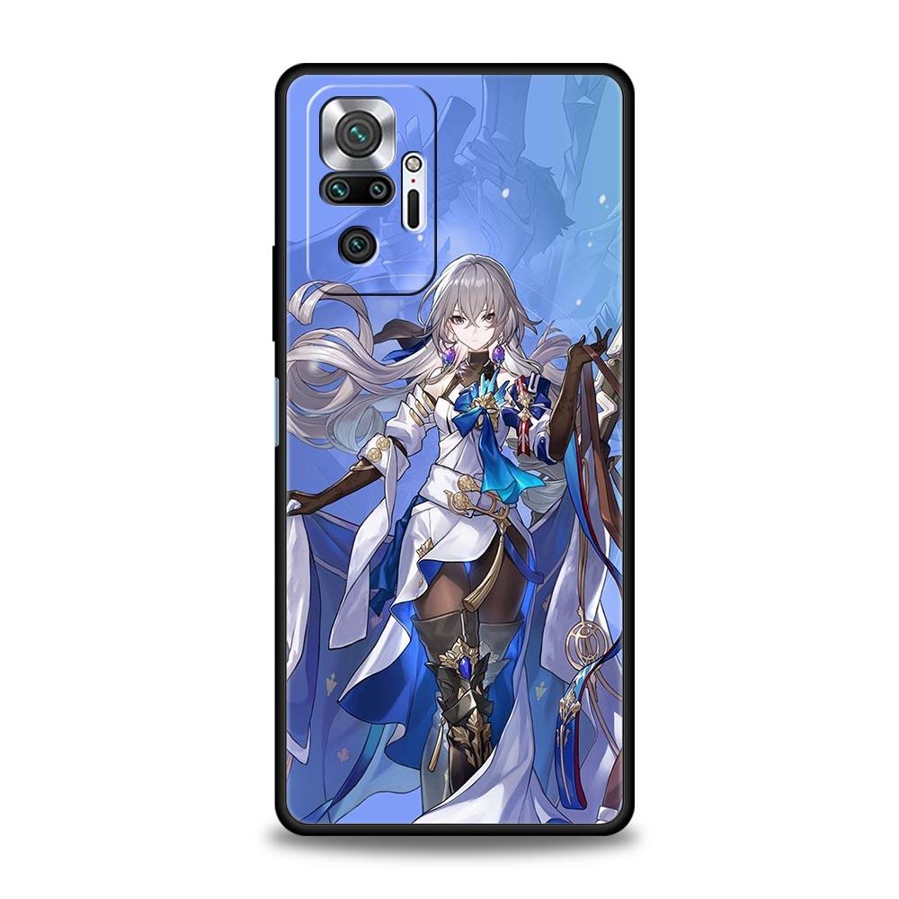 

Чехол для телефона Honkai Star Rail Blade Jing Yuan для Xiaomi Redmi Note 12 5G 11 10 Pro Plus 9S 9 8 7 9T 8T 10C 9C 9A K50 Игровой чехол Redmi Note 13