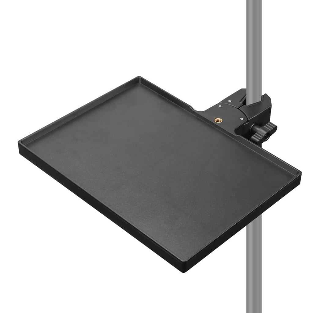 Compactly Sound Equipment Mic Stand Tray Attaches To Mic Boom Arms Perfect For Home Studios And Content Creators