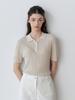 LE STUDIO Linen Blend Collared Knit (Ot)