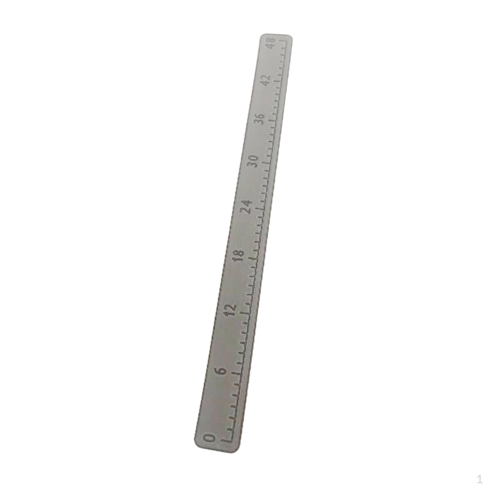 

Sticky Fish Measuring Sticker Ruler Convenient Use Wearproof Measurement Tool