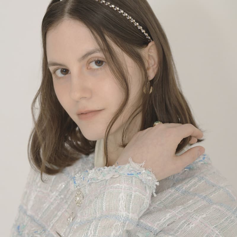 iCE GARDEN Pearl Detail Hair Band