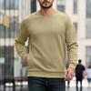 Men's Fleece Crew Neck Sweatshirt Casual Long Sleeve Pullover Winter Thick Warm Hoodie Jacket
