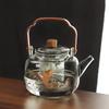 Yipan Borosilicate Glass Teapot with Walnut Handle