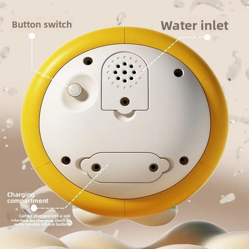 Baby Bath Toys Spray Water Shower Bathing Toys for Kids Electric Whale Bath Ball with Light Music LED Light Toys Bathtub Toy