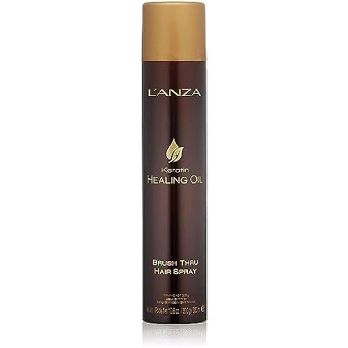Spray Capillaire - L'ANZA - Keratin Healing Oil - 10.6 Fl Oz - Tenue Moyenne - Finition Brillante