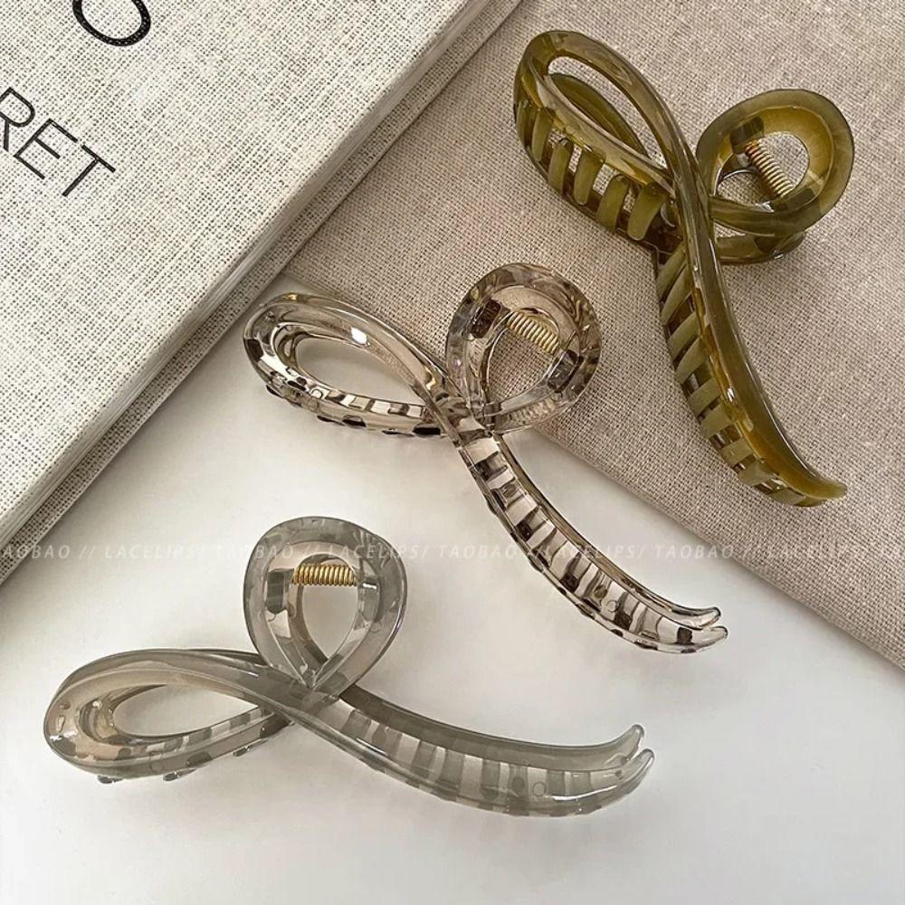 Ornament Shark Clamp Jelly Color Headdress Elegant Hairpin Women