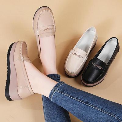 Automne 2025 Mode Femme Chaussures à Semelles Épaisses Antidérapantes Légères 35-41