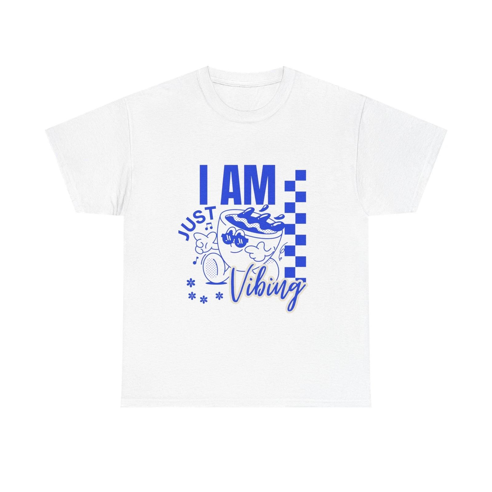 Good Vibe Coffee Lover Retro 100% Cotton T-shirt Mens Tees Top | Funny Coffee Design 4XL