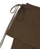 SUNDAY FRUIT MARKET W) Soft Flare Pant Set Brown