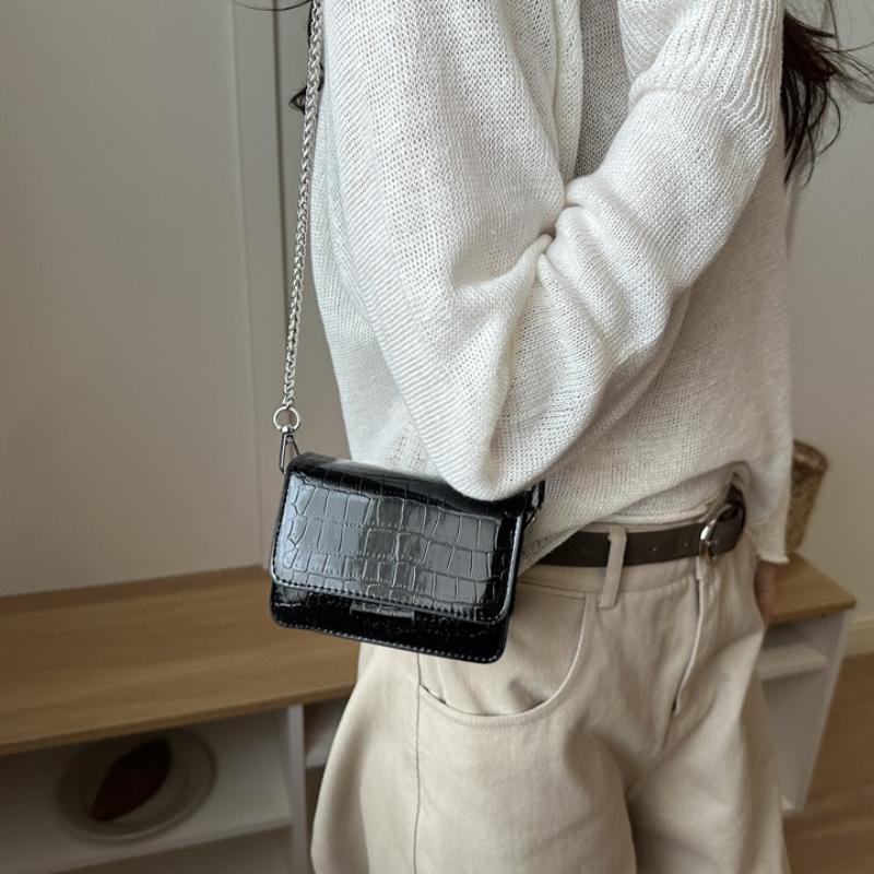 Women'S Rhombus Chain Small Square Bag High-End Fashion Shoulder Messenger Versatile Elegant Trendy Mini Bag