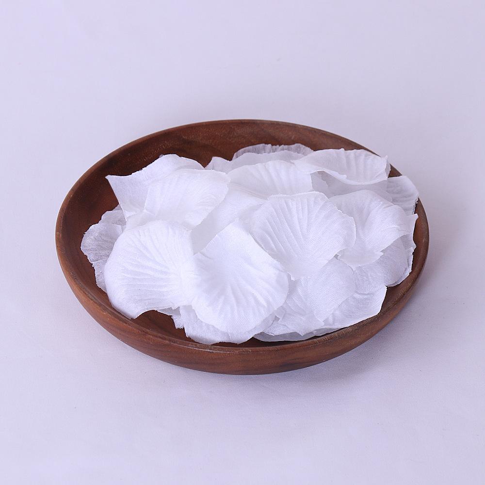 Stacking 1000pcs Rose Petals For Wedding, Bar Celebration, Hand-held Decorative Props, Simulated Flowers