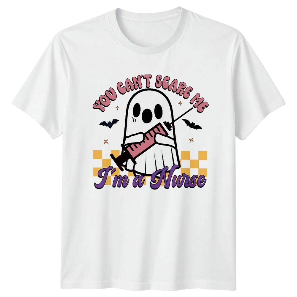 You Cant Scare Me Im Unisexs TShirt Halloween Nursing Nursing Halloween Gift S