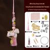 Handmade Year of the Horse Brocade Keychain Ornament