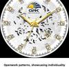 OPK Brand Watch Three-pin Fake Hollow Calendar Quartz Watch Waterproof Men's Watch Men's Watch