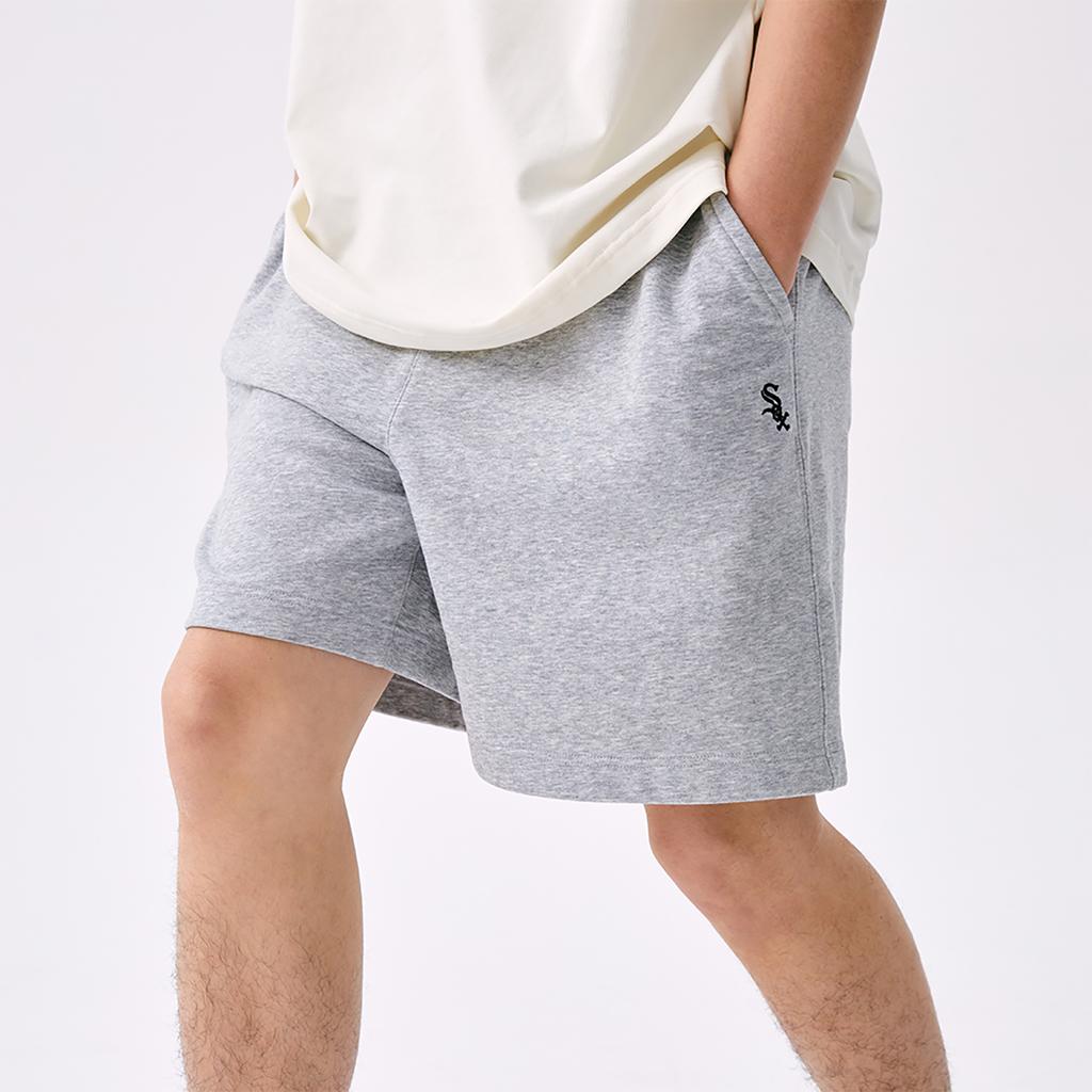 New MLB Basic Collection City Life Chicago White Socks Casual Shorts Unisex Gray 3ASPB0153-44MGS