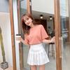 Petite Women's Black High Waisted Pleated Skirt Summer Suit Fabric Spring Autumn A Line Slimming Casual All Match Versatile Short Skirt Trousers