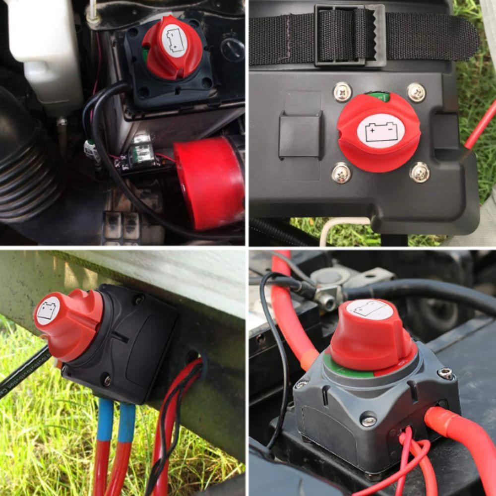 2 Position Battery Disconnect Switch 2 Pin Rotary Switch Battery Selector Switch For Marine