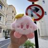 Strawberry Bow Kirby Star Plush Keychain Pendant Doll