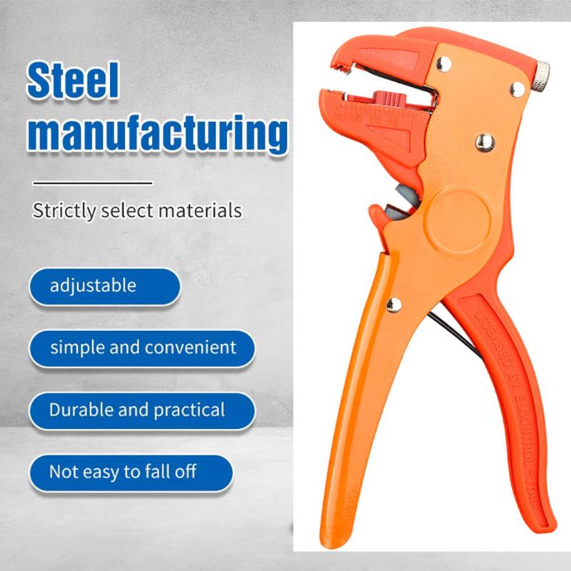 2 In 1 Automatic Quick Strip Quickstriper Wire Striper Self Adjusting Wire Stripper Multifunctional Wire Stripper Crimper Cable