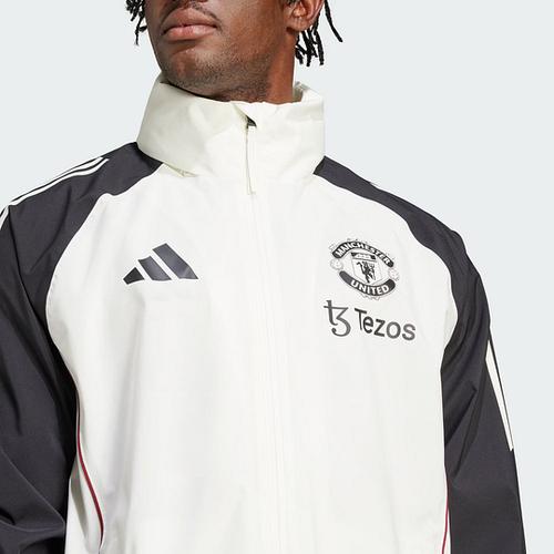 Adidas MUFC Jacket Men's Jade White/Black JE3725