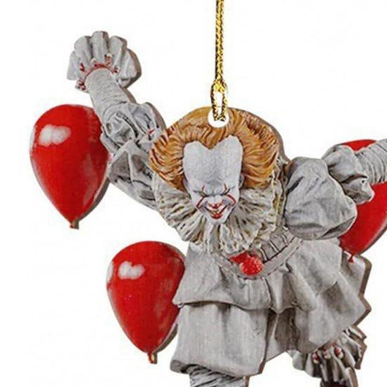 Halloween Car Rear View Mirror Charm Horror Mini Zombie 2D