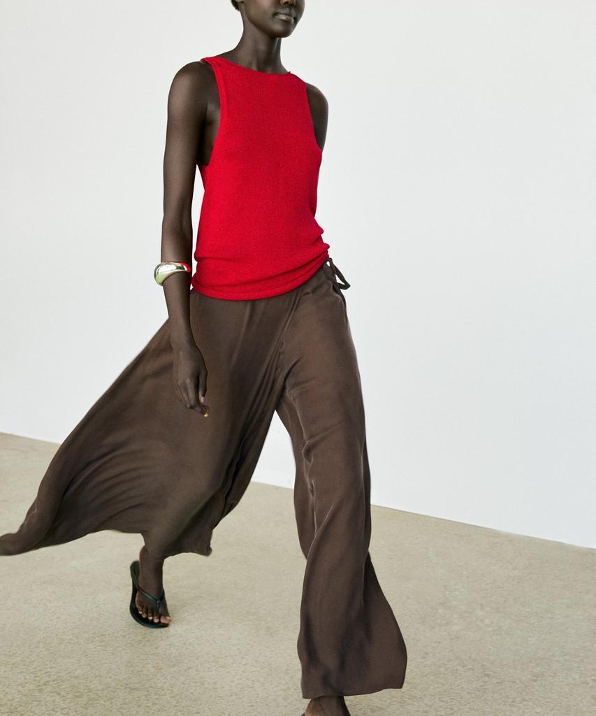 Masimodutti Fluid Skirt Pants