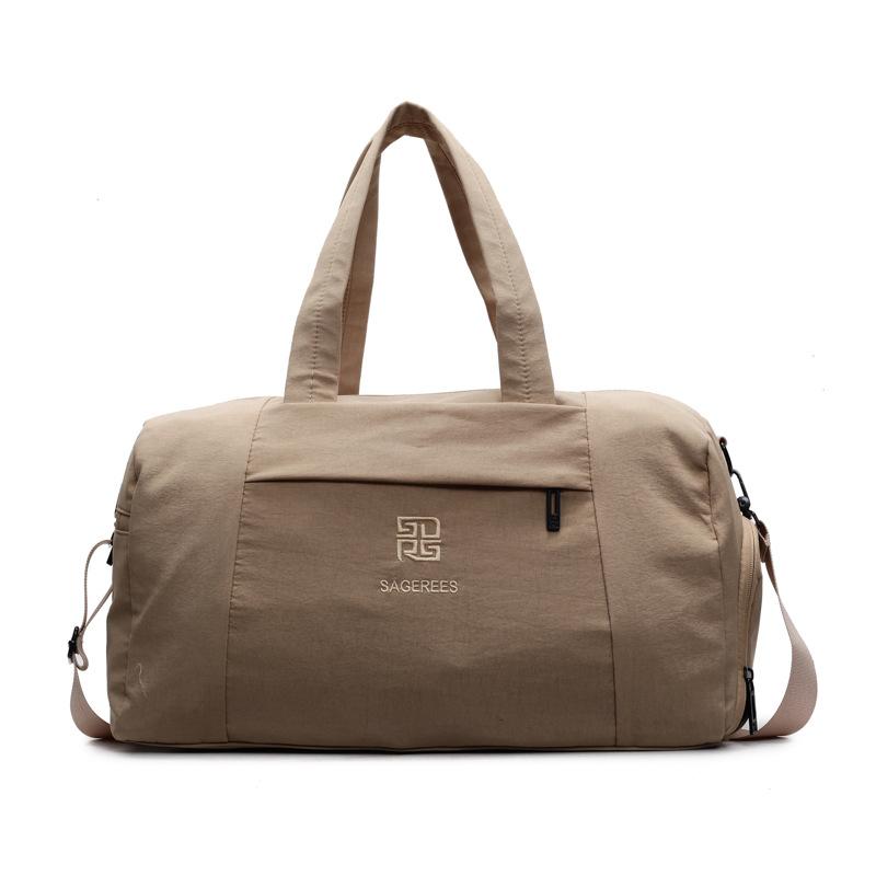 Large Capacity Travel Bag Light Handbag 2025 New Business Travel Portable Sports Fitness Luggage Simple Handbag