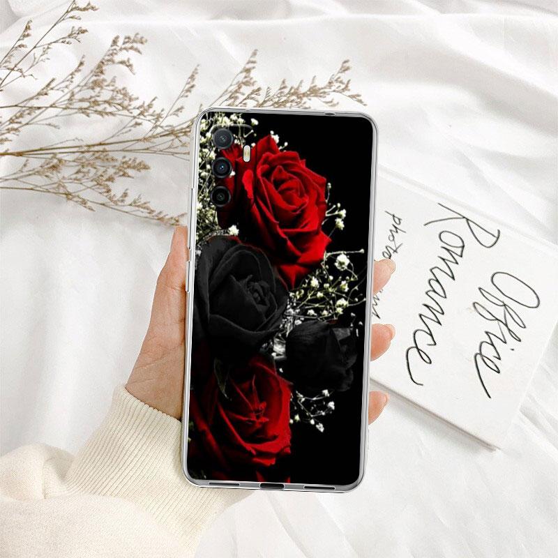 IK13 Beautiful Roses Flower Case for Motorola E13 E15 E20 E22 E22I E22S E30 E32 E40 E7 E7I G Plus Power Play Stylus G22 G14