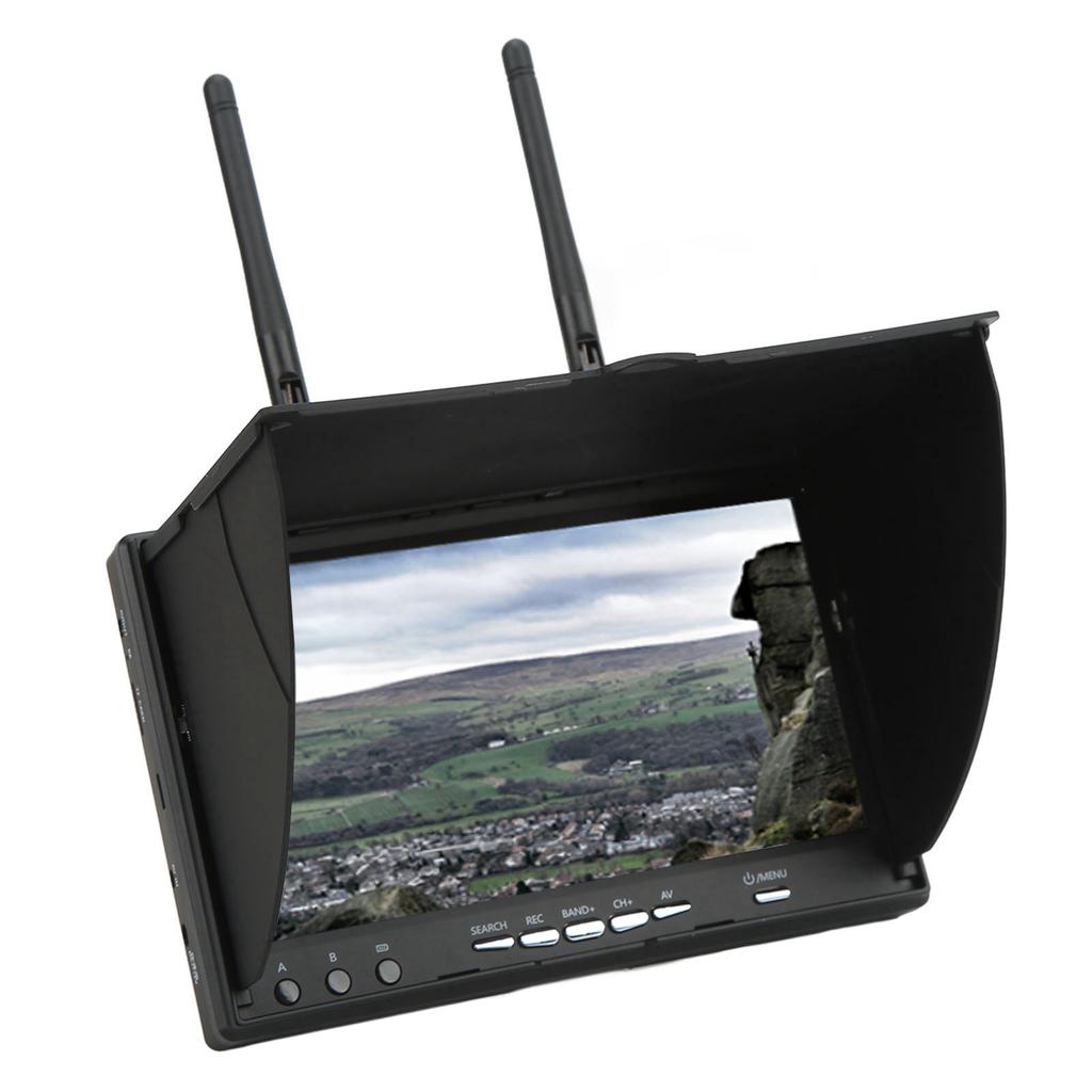 Pro FPV přijímačový monitor 5,8 GHz 40CH 7 palcová video obrazovka pro FPV Multicopte LCD5802D 100?240V USA