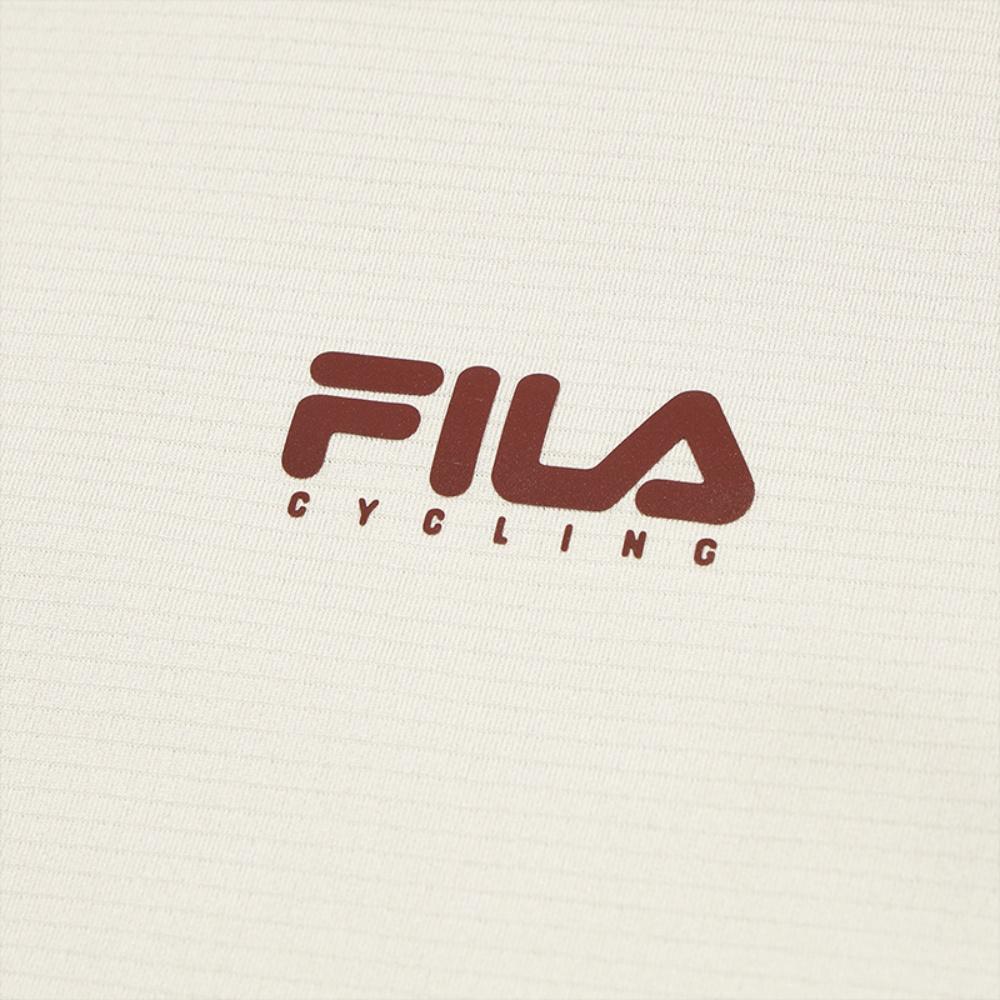 Fila Cycling Classic Logo Design Fashion Short Sleeve T-Shirt Women T-Shirts Light-Khaki A11W528108F-LK