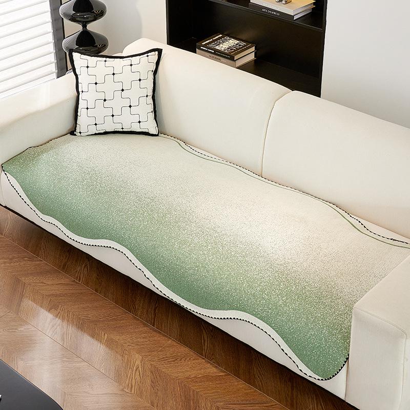 Irregular Chenille Sofa Cushion Four Seasons Universal Non-Slip Cushion Special-Shaped High-Grade Gradient Color Lazy Style Cover Cloth