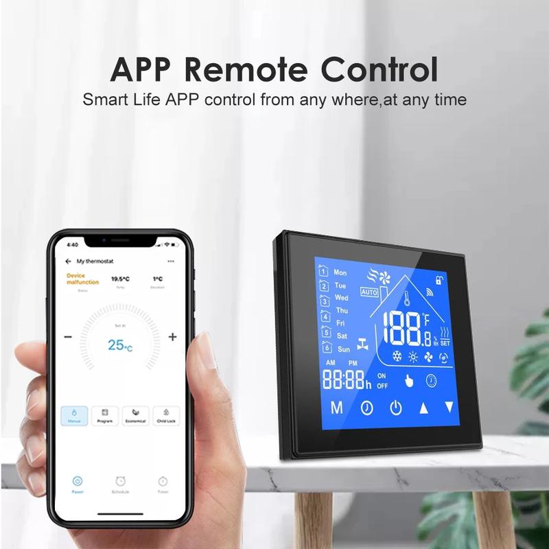 WiFi Smart Thermostat Temperature Control for Electric Floor Heating Water/Gas Boiler Temperature Tuya Google Home Alexa Yandex