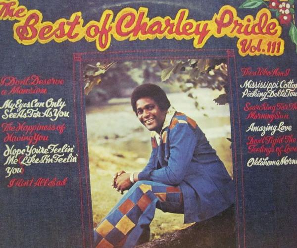Виниловая пластинка CHARLEY PRIDE The Best Of Charley Pride Vol. III AYL14108 RCA US CountryFolk Б/у