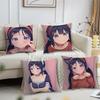 Horror Games M-MiSide Pillow Case Living Room Sofa Cushion Cover Suitable For Home Bedroom Room Decoration