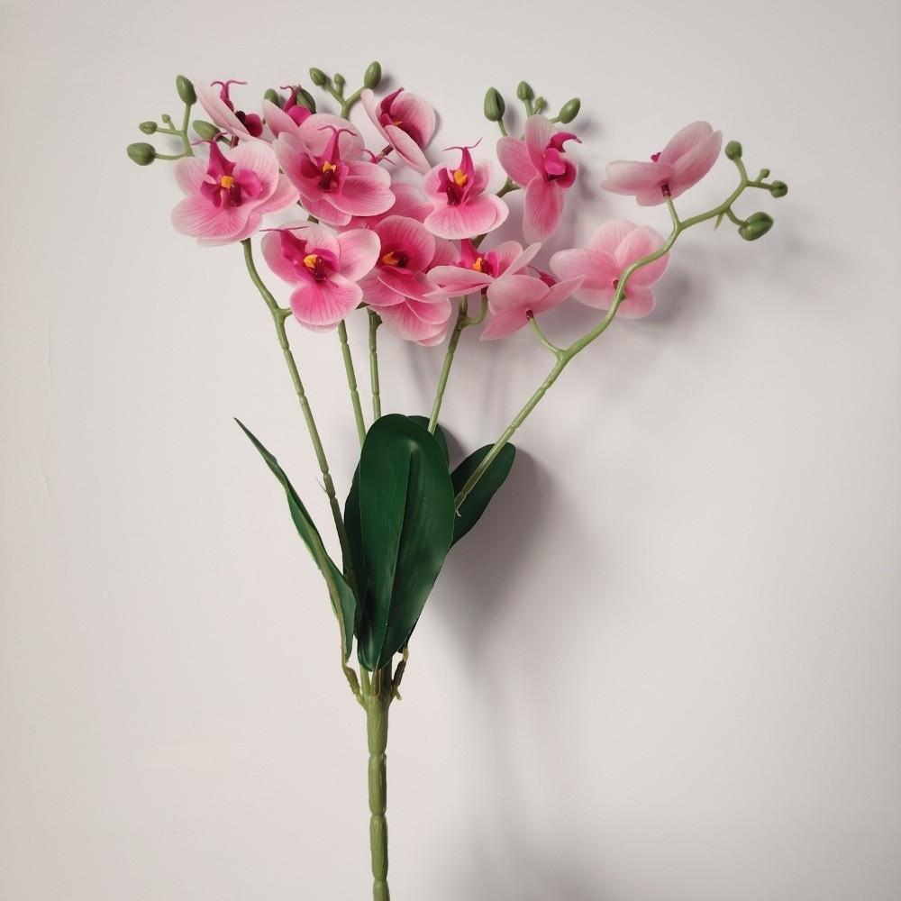 Lifelike Artificial Orchid Realistic Faux Phalaenopsis  Wedding Party Decor