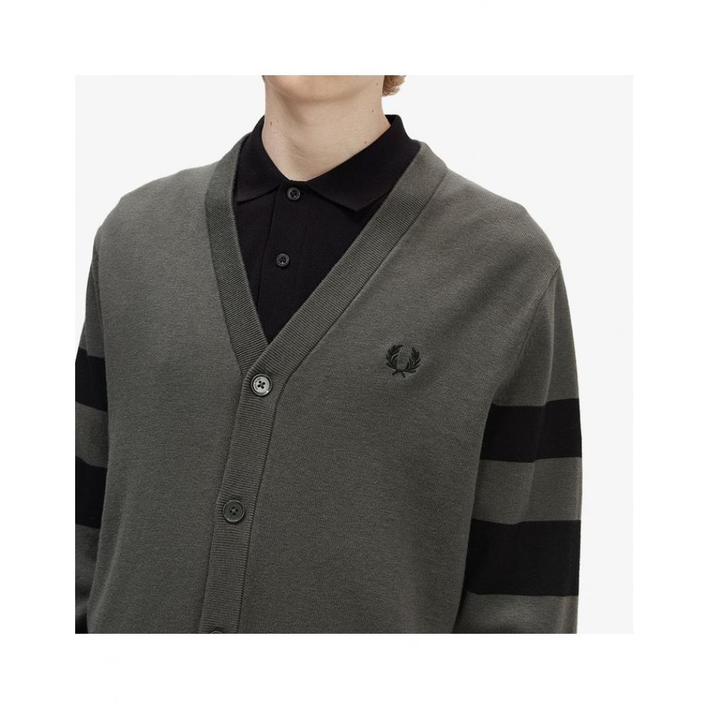 Fred Perry Tipped Sleeve Cardigan Afpm2335534 638