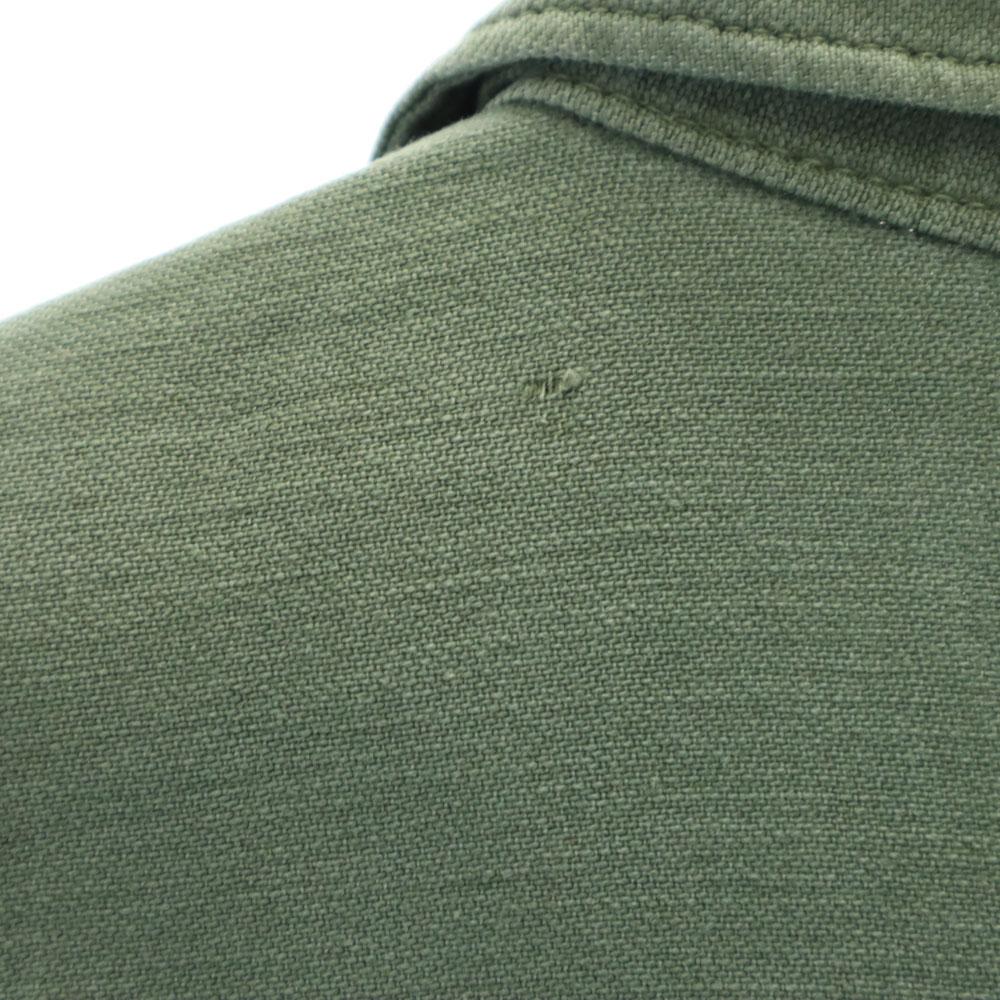 US ARMY 60s Vintage Satin DSA BDU Long sleeve Military shirt 15 1/2x33 Men's Used