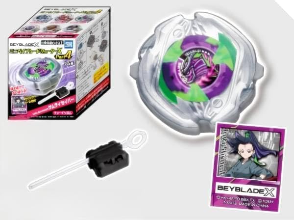 

Mini Beyblade Shooter X Part 4 [Samurai Saber]