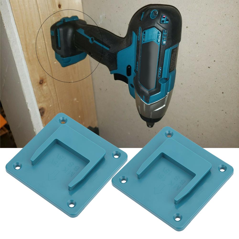 2Pcs Machine Holder Wall Mount Storage Bracket Fixing Devices for   18V Electric Tool