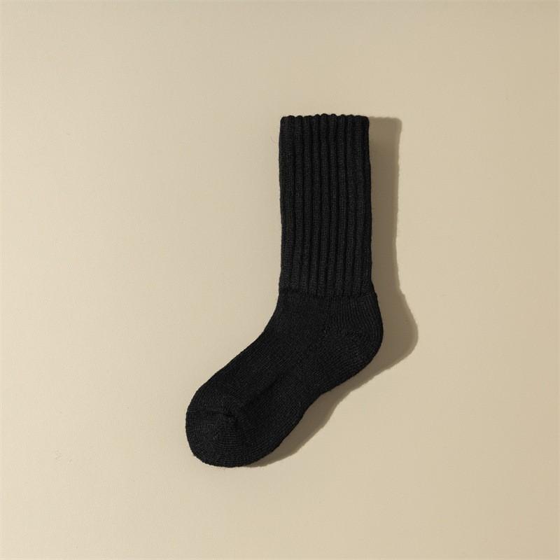Womens Thick Wool Blend Socks With Fleece Lining Warm Winter Mid-Calf Comfort Fit Seniors