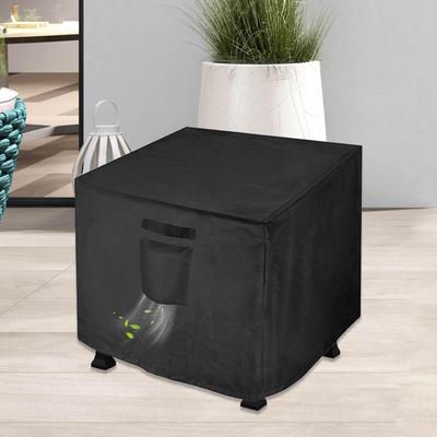 Outdoor Fire Pit Cover Waterproof Fire Pit Shelter Portable Square Firepit Cover for Beach Garden Balcony Camping Deck RV Travel