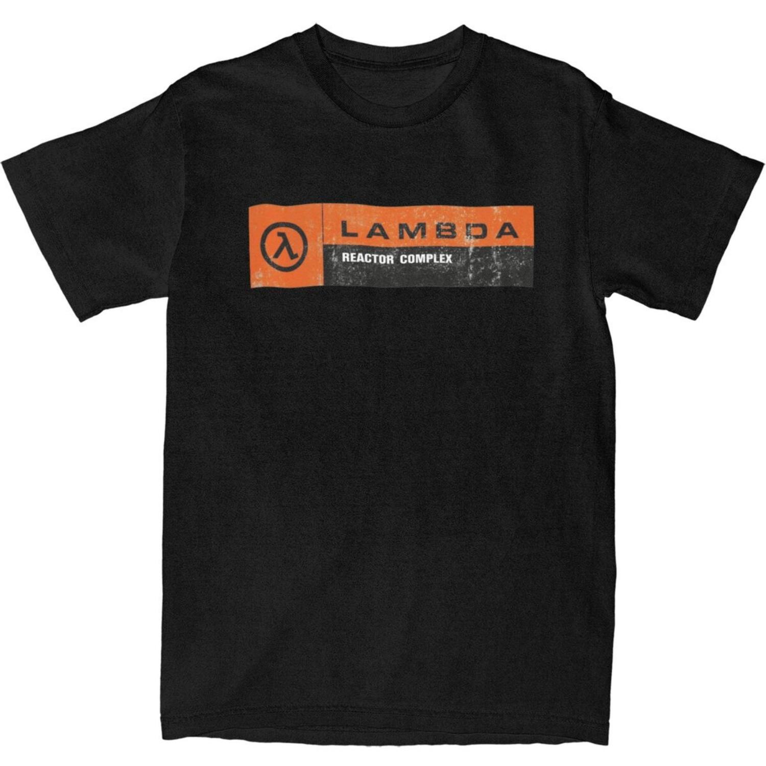 

Парная футболка Смешная игра Half-Life Лямбда Реакторный Комплекс Вывеска Футболки Хип-хоп Футболки Уличная одежда Хлопковая одежда Идея для подарка S