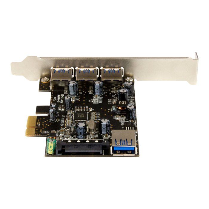 Carte Contrôleur PCI Express À 4 Ports USB 3.0 - STARTECH - Adaptateur PCIe USB Avec UASP